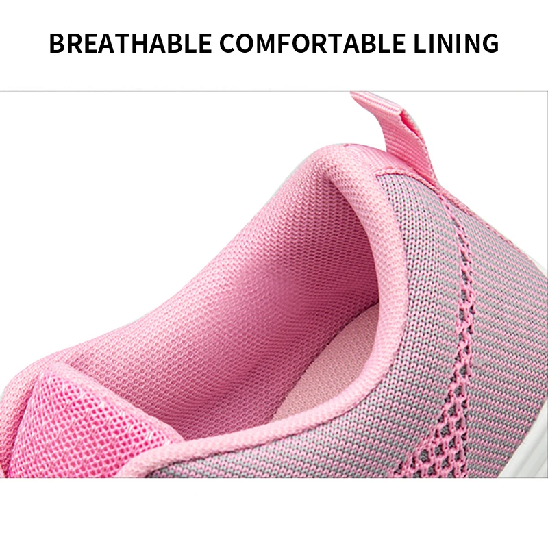 Кроссовки женские на платформе шнуровке дышащие спортивная обувь с подвижной