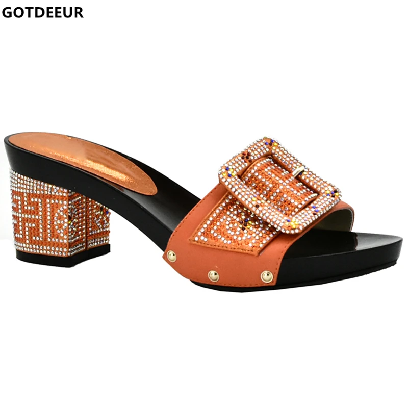 Новейшие Модные женские итальянские свадебные туфли в Африканском и нигерийском
