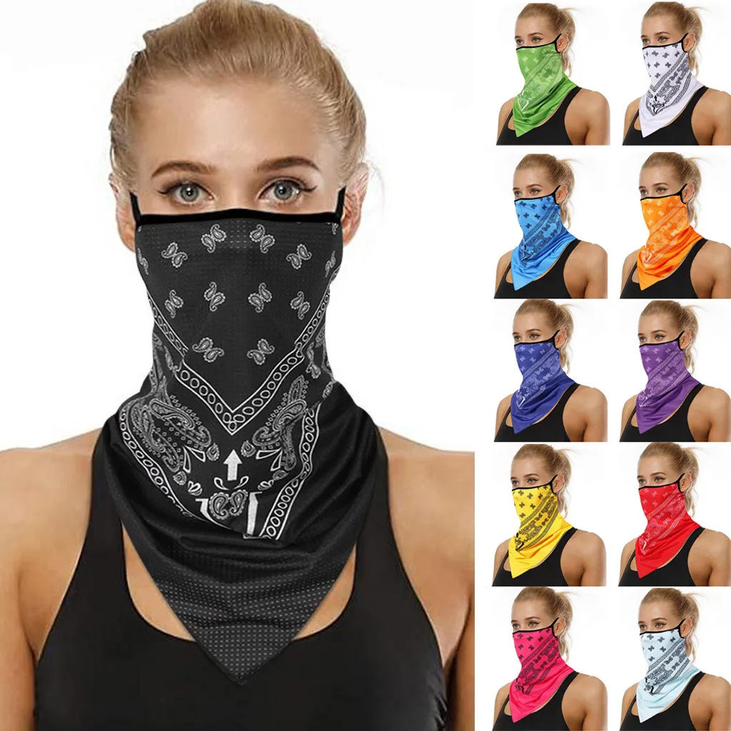 

3PCS Unisex Neck Gaiter Balaclava Bandana Fashion Face Tube Neck Headband Scarf Headwear Bandana Cap Outdoors Accessory
