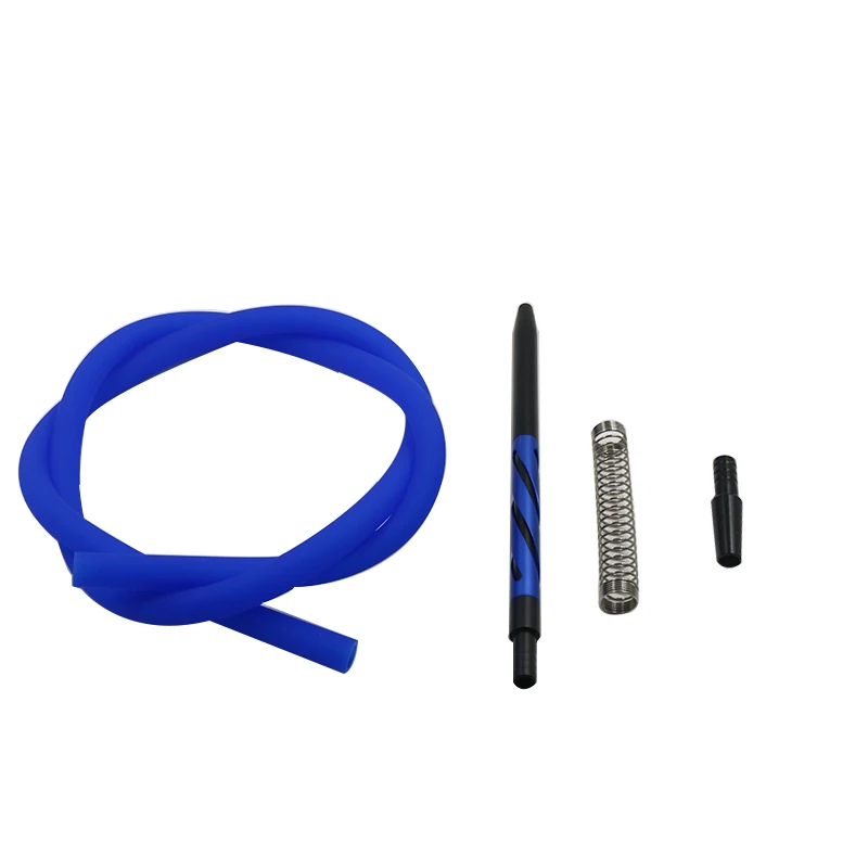 1 шт. силиконовый шланг трубки с пружиной и 350 мм металлический кальян ручка для