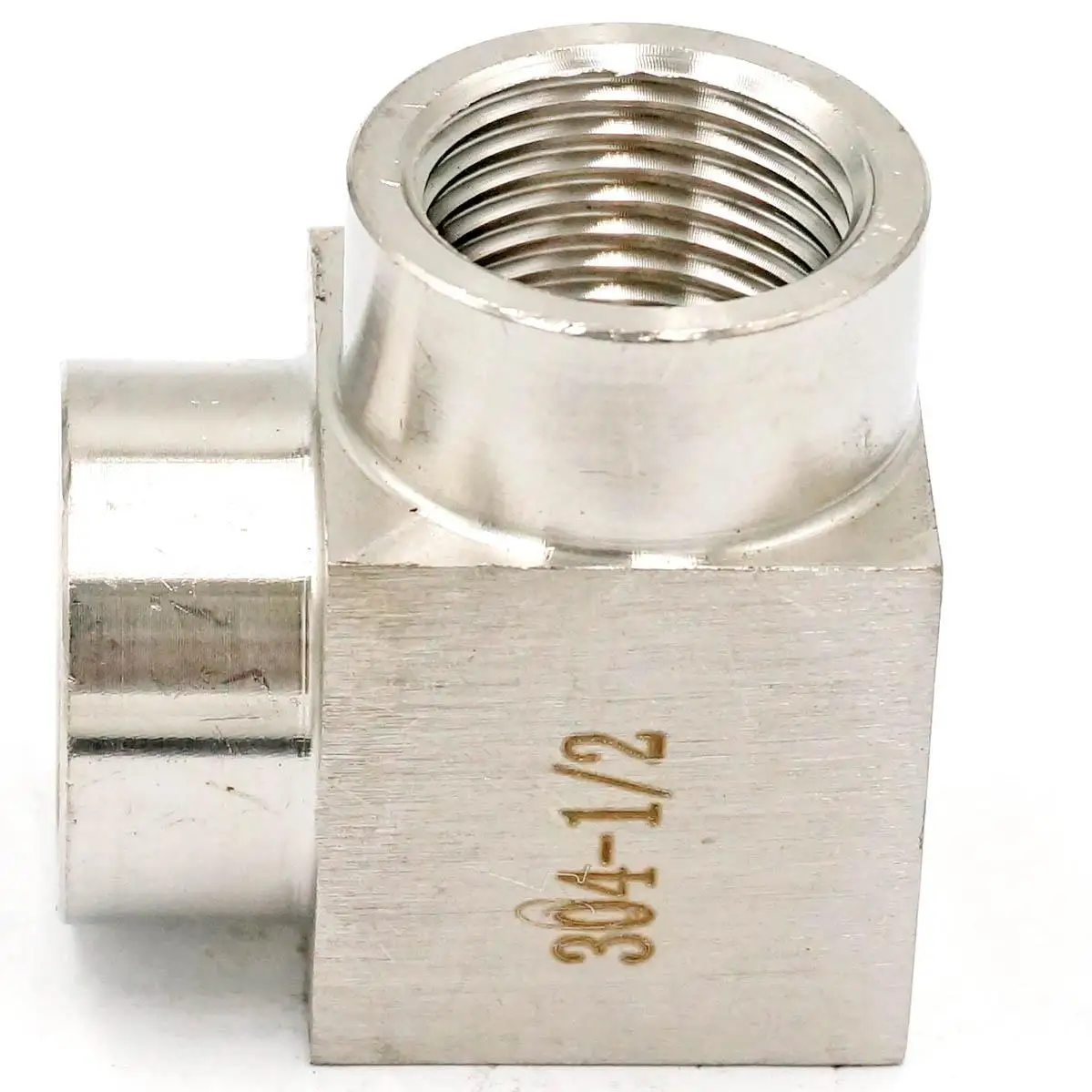 1/2&quot BSP Eqaul Female Thread Elbow 90 Deg 304 Stainless Steel Pipe Fitting Adapter Connector Operating pressure 250 Bar |