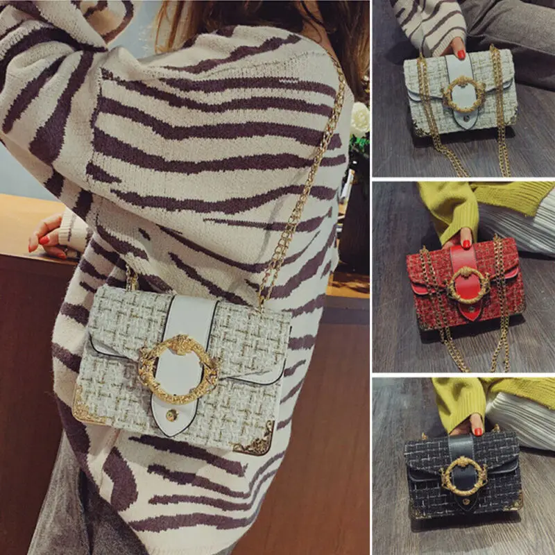 US STOCK Women Fashion Handbag Shoulder Bag Lady Chain Crossbody Tote Purse Wallet | Багаж и сумки