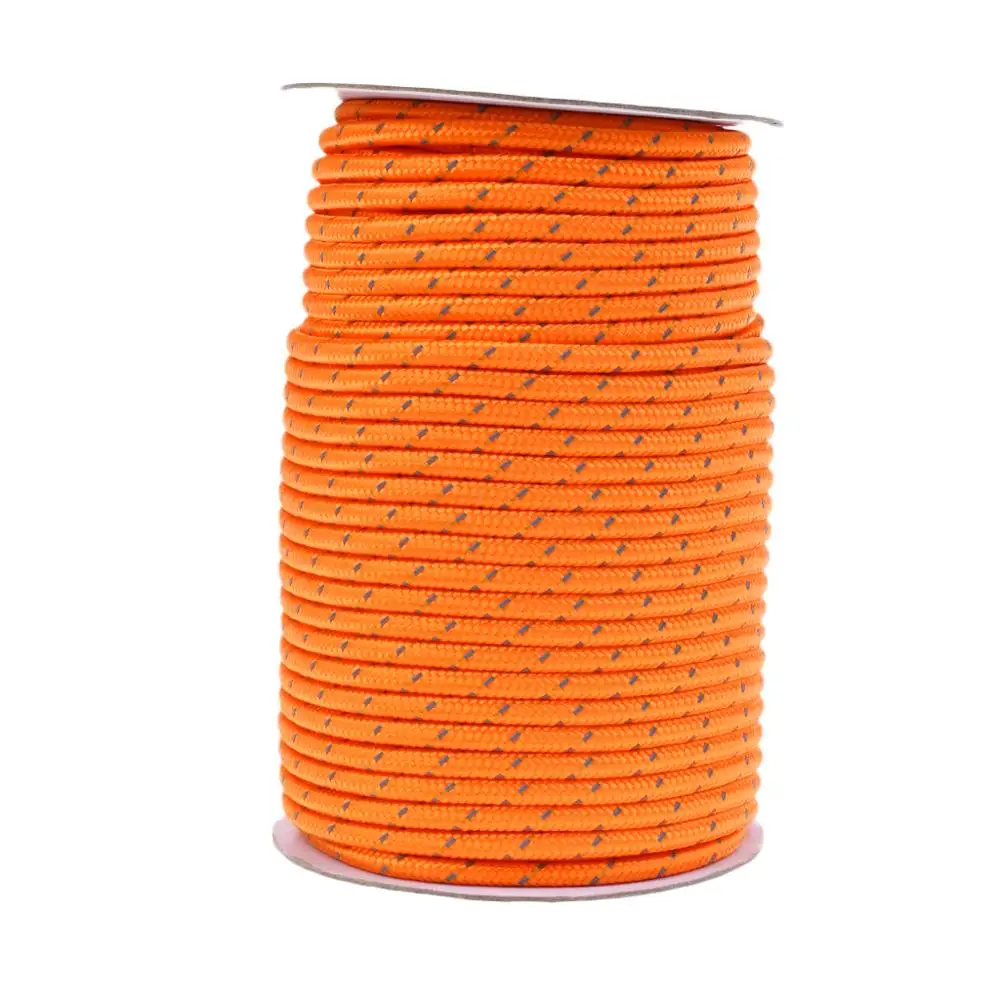 Светоотражающая походная палатка MagiDeal походный шнур длиной 5 мм и 50 м Паракорд