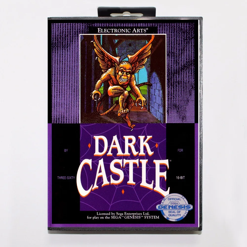 Игровой картридж Dark Castle 16 бит игровая карта MD с розничной коробкой для Sega Mega Drive
