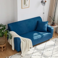 elastic sofa cover polyester couch slipcover for living room decoration corner l shaped solid color cover for 1234 seat