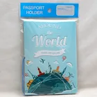 Обложка для паспорта, новый рисунок, путешествие по всему миру, Id держатель для карт, кредит держатель для карт
