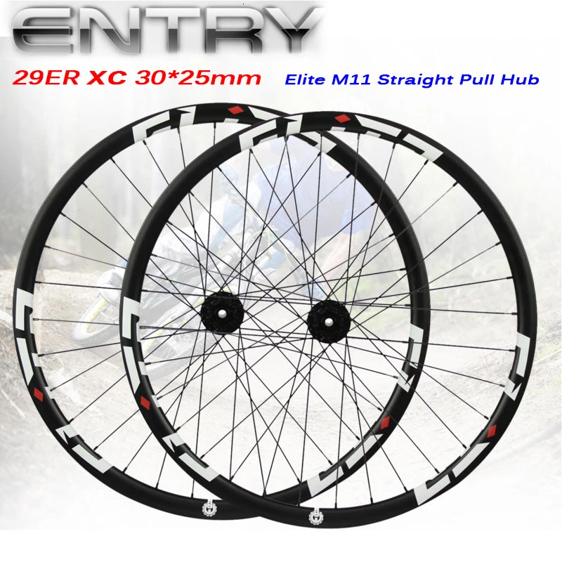 ELITE 29er MTB Углеродные колеса 30 мм Ширина велосипедный руль колеса карбоновые колеса для горного велосипеда 29 Elite M11 вытягивание вдоль оси Центр колеса