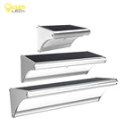 СВЕТОДИОДНЫЙ Уличный настенный светильник с датчиком движения, водонепроницаемый садовый фонасветильник на солнечной батарее, домашняя лампа для сада, улицы