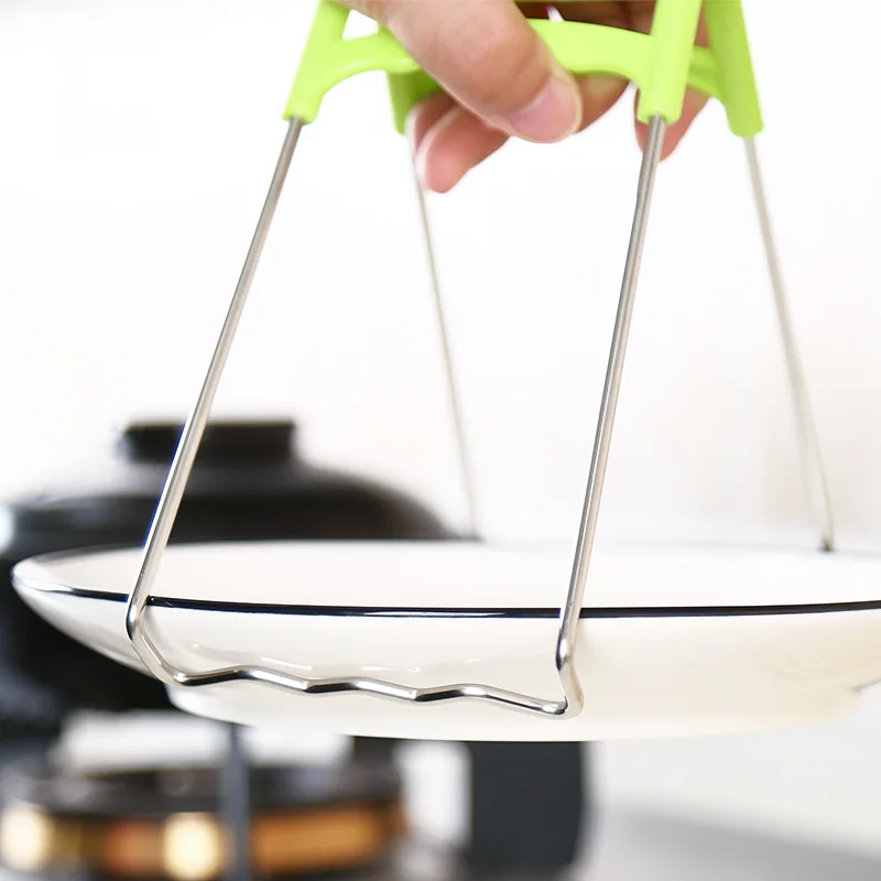 Держатель для миски зажим Кастрюля Сковорода захват из нержавеющей стали