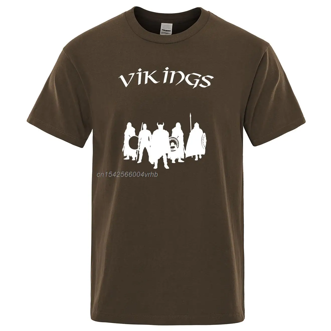 

Футболка мужская с принтом odin Vikings Lagertha, винтажная дизайнерская тенниска из хлопка, майка в стиле хип-хоп, топ с коротким рукавом в стиле Хара...