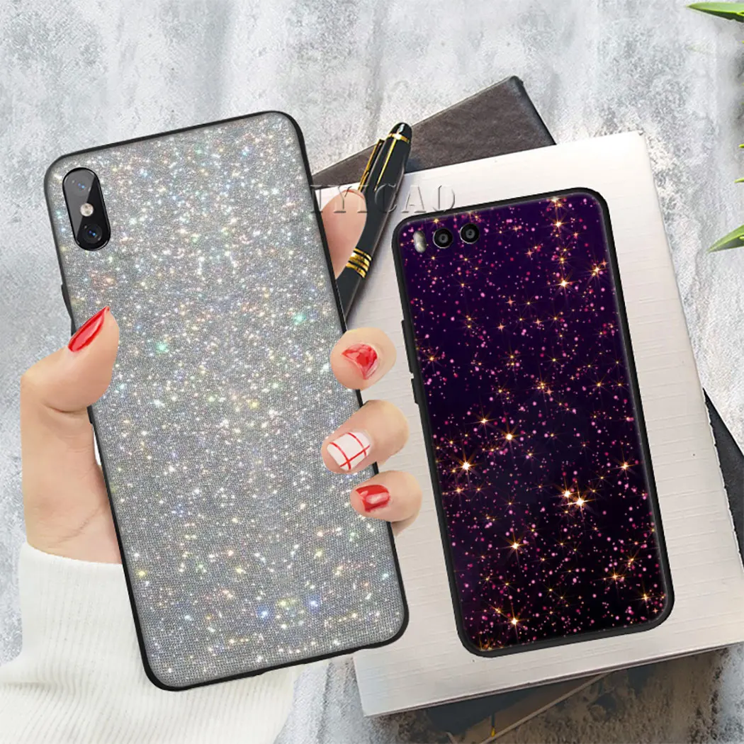 IYICAO Glitter Sands Luxury Soft Case for Xiaomi Redmi 4A 4X 5A 5 Plus K20 6 Pro 6A 7A 8A 7 S2 Go Phone |