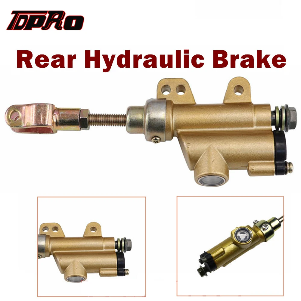 TDPRO 8 мм 10 гидравлический задний тормозной диск главный цилиндр насос для 50cc 90cc 110cc