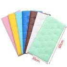 Самоклеящиеся объемные настенные наклейки 3D, утолщенные татами, противоударный коврик, мягкая кровать для детской спальни, 60*30 см