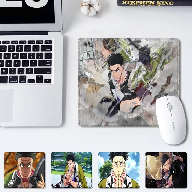 

Art Demon Slayer Gyomei Himejima office Pad Keyboard Mat Desk Durable Desktop Mousepad Rubber Gaming Small Mouse Pad Office Mat