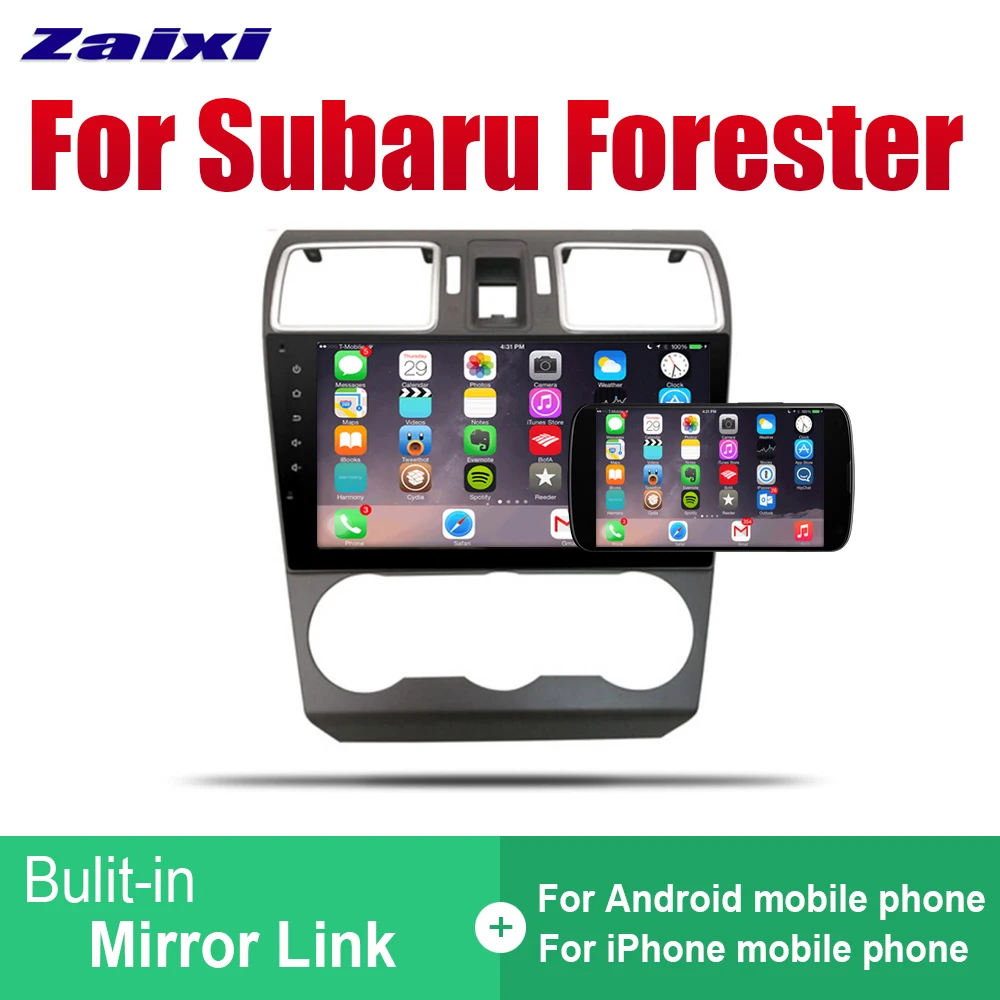 Автомагнитола ZaiXi для Subaru Forester мультимедийная стерео-система на платформе Android с