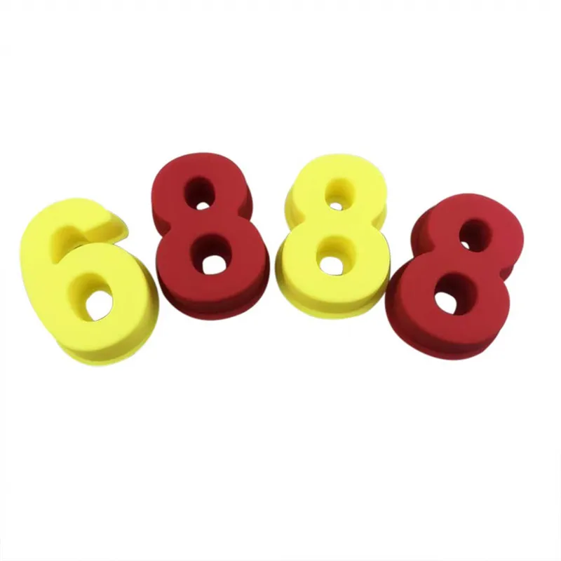 Силиконовая 3D форма в форме цифр 0-9 кухонная посуда столовая балка антипригарная