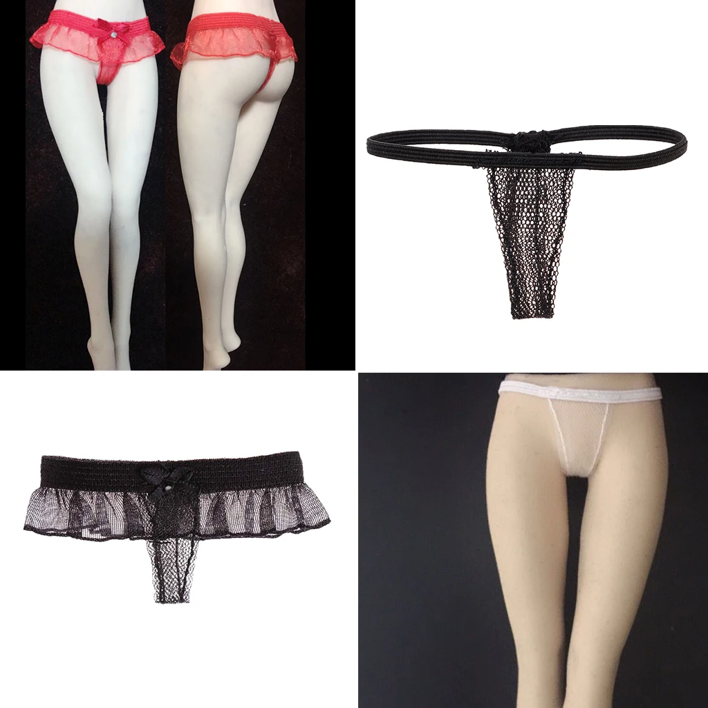 4 шт. масштаб 1:6 сексуальные куклы стринги трусики женское нижнее белье