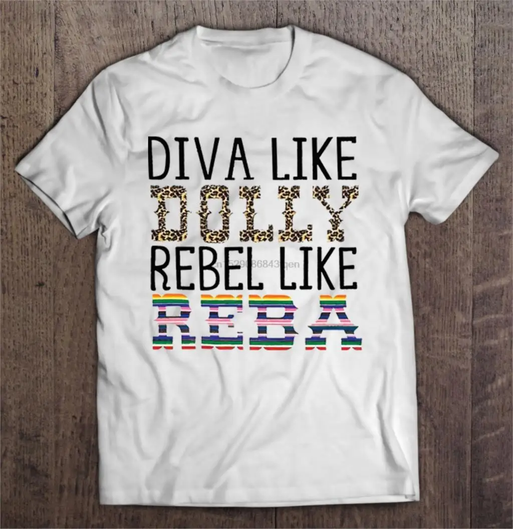 Мужская забавная футболка модная Diva Like Dolly Rebel Reba женская футболка|Мужские
