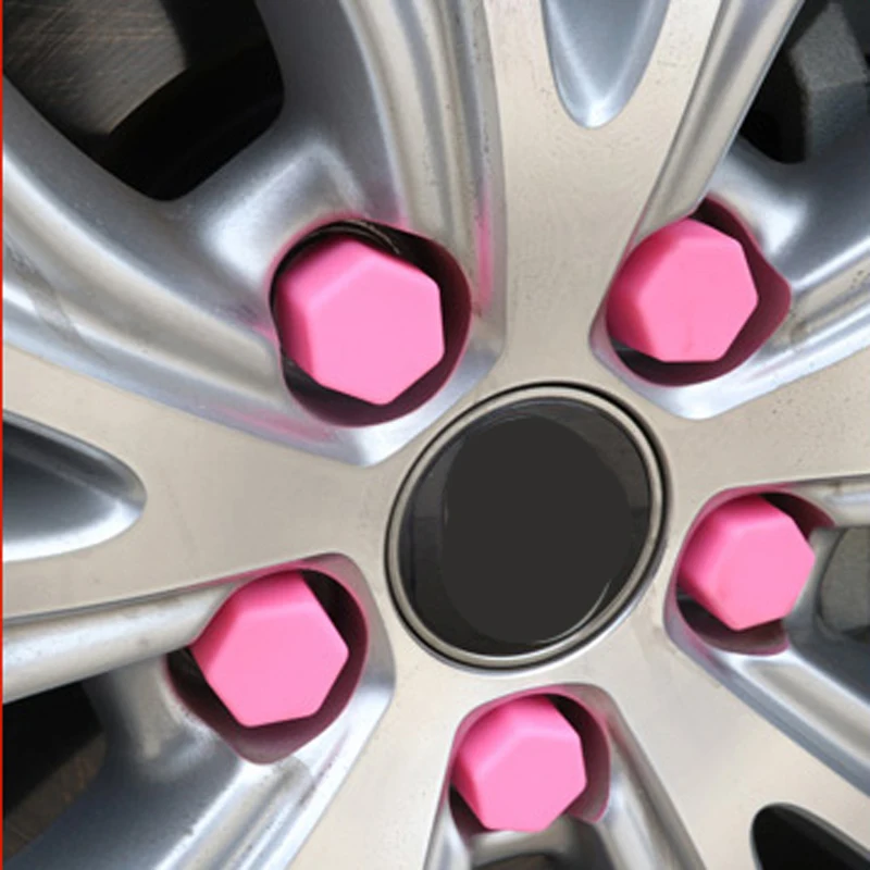Автомобильный стайлер 20 шт. 19 мм силикагелевые колпачки на Колесные гайки