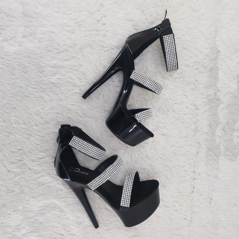 

Leecabe stock 15CM/6inches platform Pole Dance sandals shoes