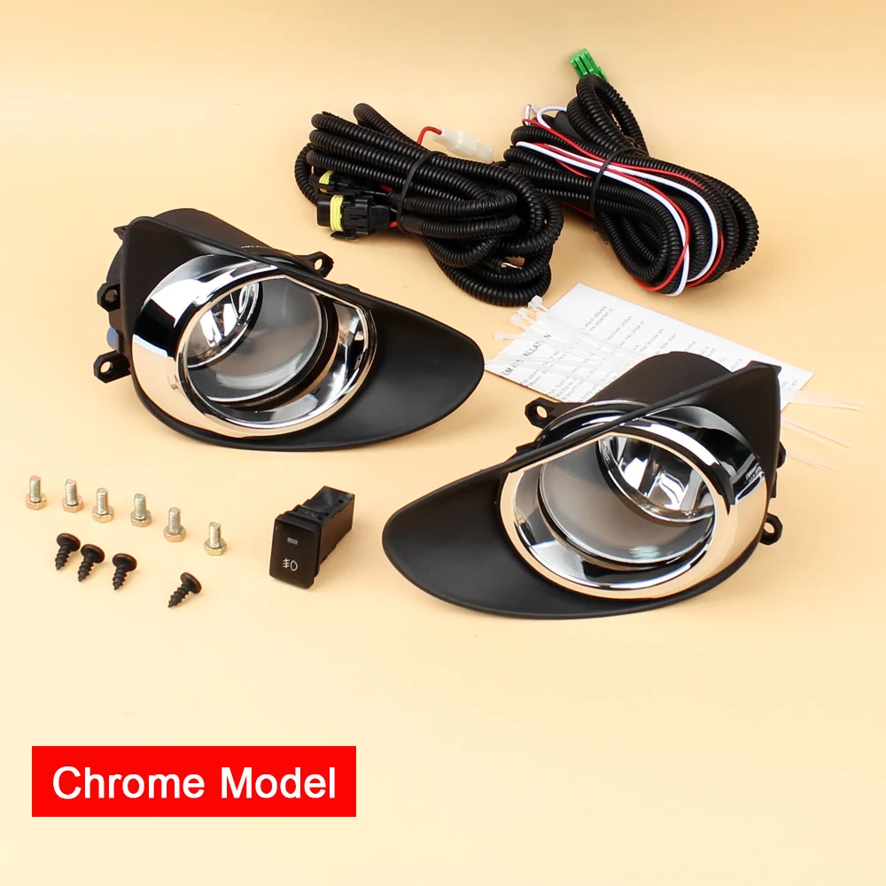 1 пара автомобильных противотуманных фар в сборе с противотуманными фарами