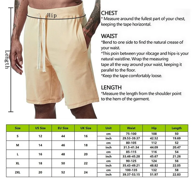

Men's Fitness Gym Shorts Workout Bodybuilding Running Short Pants Jogger Summer Loose Casual Shorts For Men Streetwear Clothing