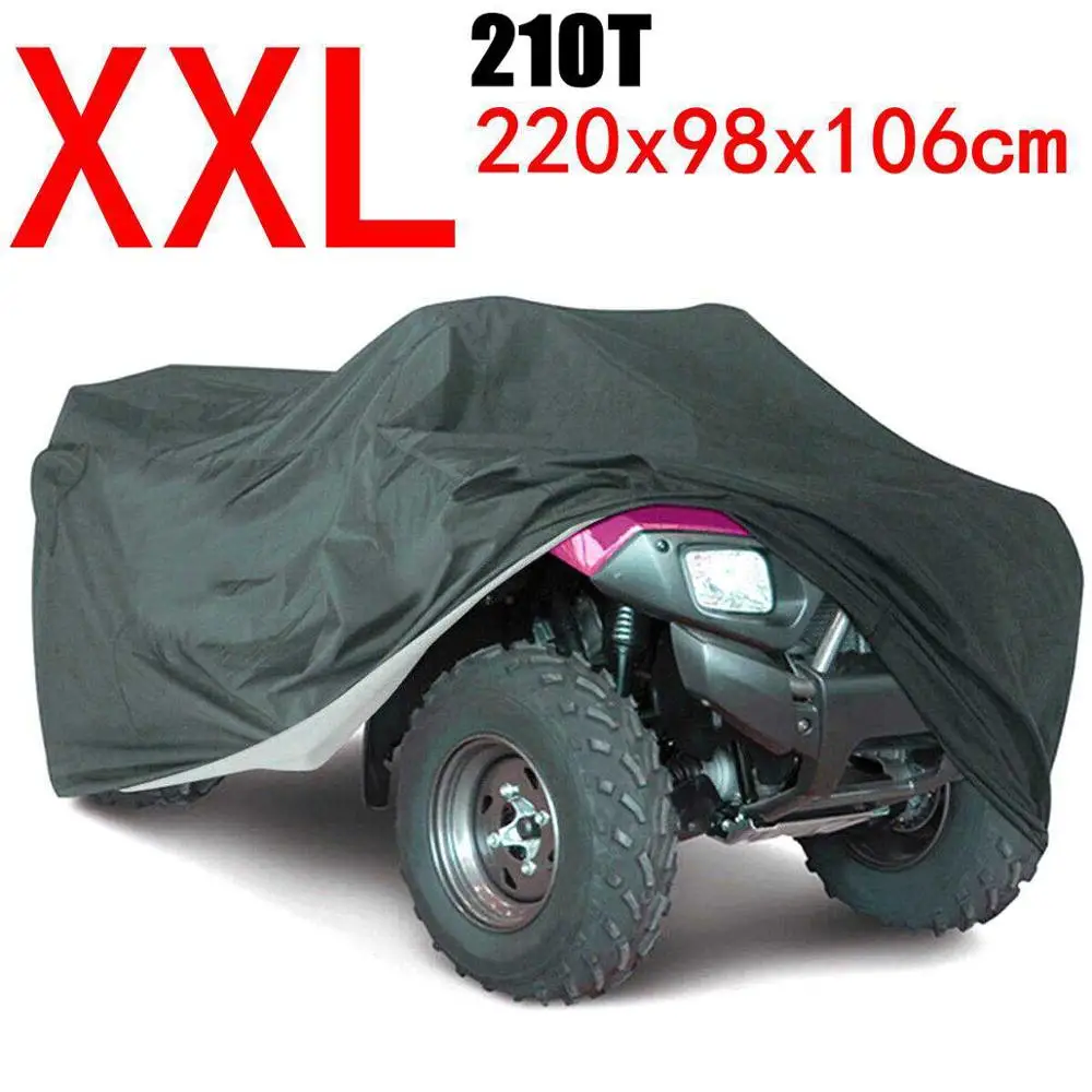 Квадроцикл ATV Чехол черный M/XL 190T водонепроницаемый чехол квадроцикл ATV автомобиль скутер Мотоцикл Универсальный - Цвет: XXL