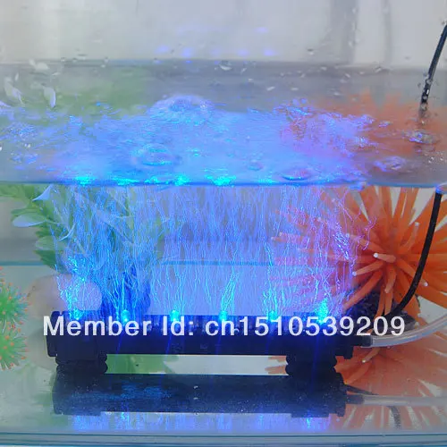 Goede Nieuwe Aquarium Fish Tank Richtende Onderwater Dompelpompen Luchtbel Veilige Led-verlichting 47Cm 4.5W