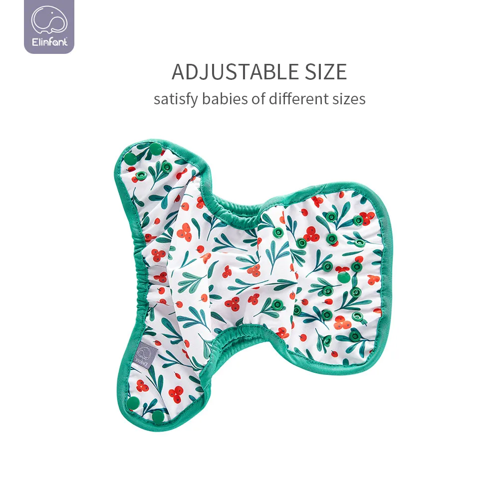 Elinfant-cubierta de pa&ntilde;al de reci&eacute;n nacido, 10 Uds., 6kg, ecol&oacute;gico, impermeable, reutilizable, lavable-2