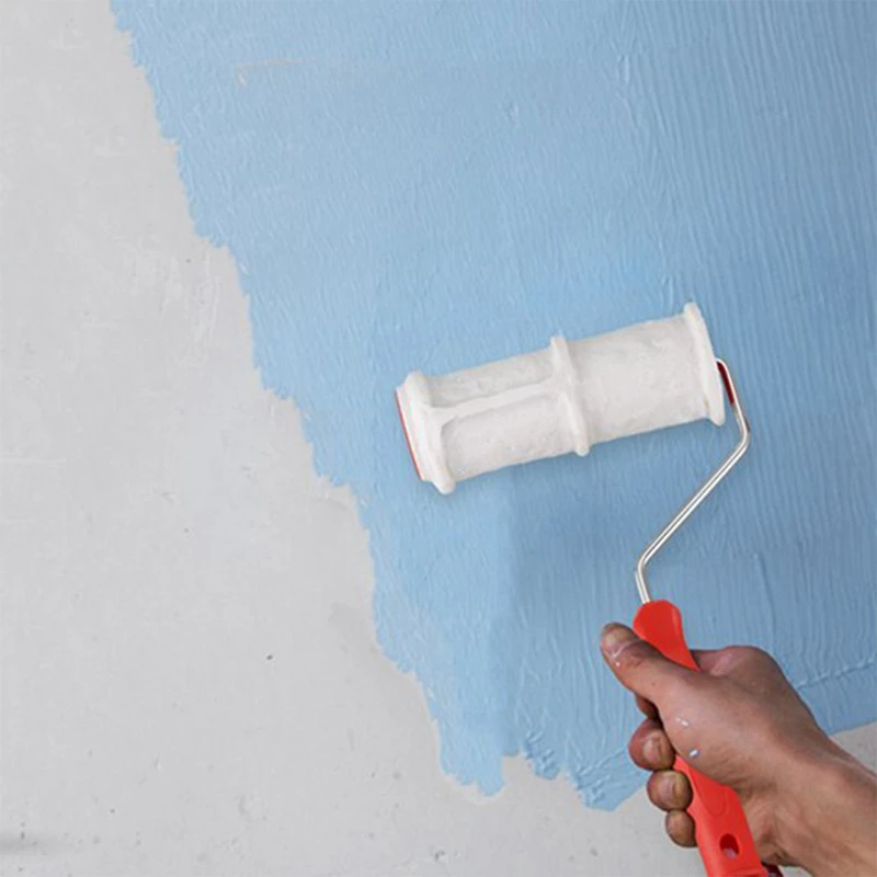 

2Pcs Paint Roller Decorative Patterned Wall Painting Tools Rubber Protection Stamp Polyurethane Textured Pottery Wheel