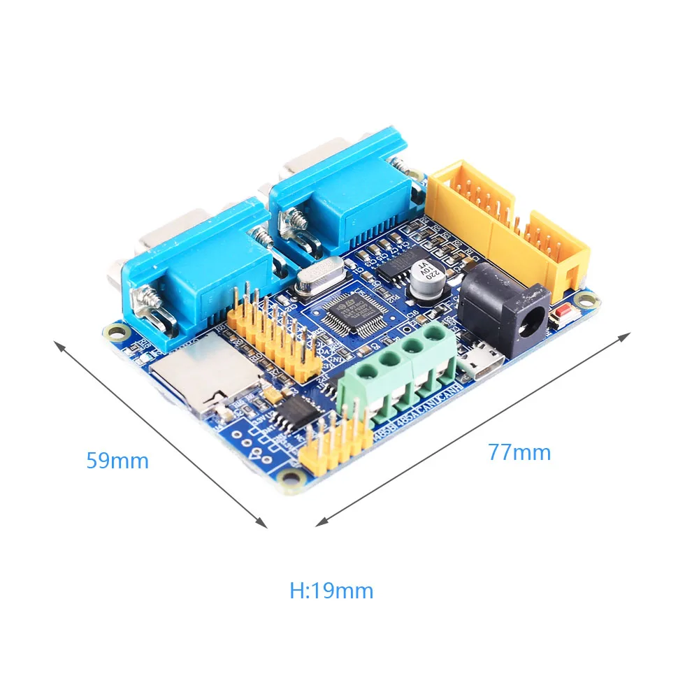 Макетная плата STM32F103C8T6 2Bit RS485 RS232 UART CAN-протокол конвертер ARM STM32 для JTAG SWD |