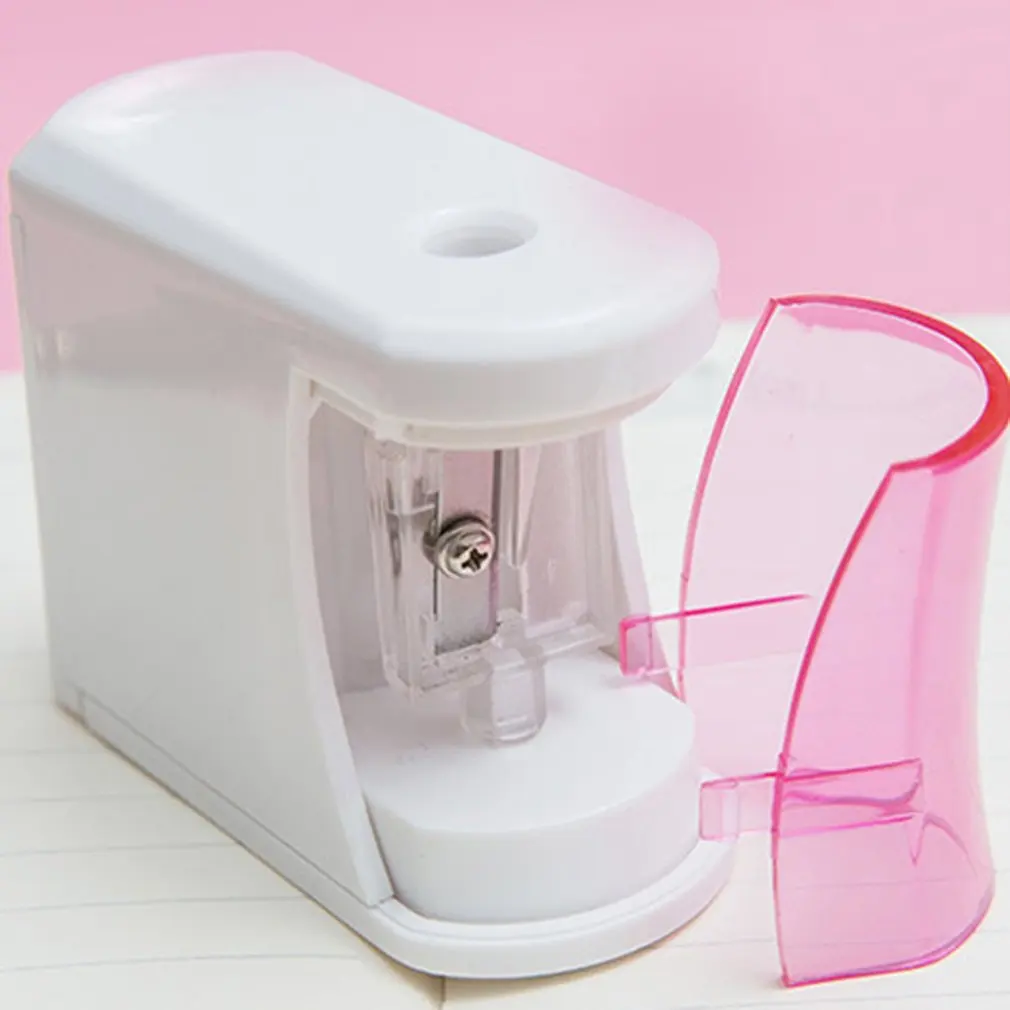 

Stationery Electric Pencil Sharpeners School Supplies Automatic Pencil Sharpener for Children Home Office Accessories Kits HS915