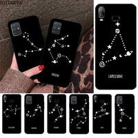 12 constellations zodiac signs phone case for samsung galaxy a21s a01 a11 a31 a81 a10 a20e a30 a40 a50 a70 a80 a71 a51