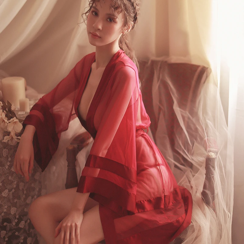 Сексуальная Женская Повседневная Пижама для отеля мини ночная рубашка летнее