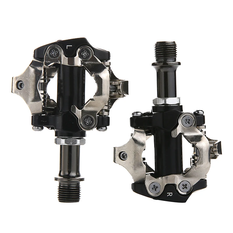 

Mountain Bike Pedals Cycling Ultralight Aluminium Alloy Bearings MTB Pedals with Cleat Compatible with Self-locking Pedal splint