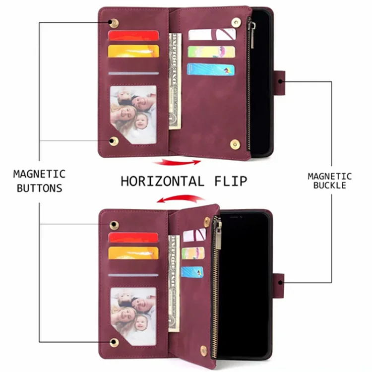 Чехол-кошелек на молнии для huawei P30 Lite, Роскошный кожаный флип-чехол для huawei P30 Pro Lite, Fundas, чехол для телефона Coque Capa