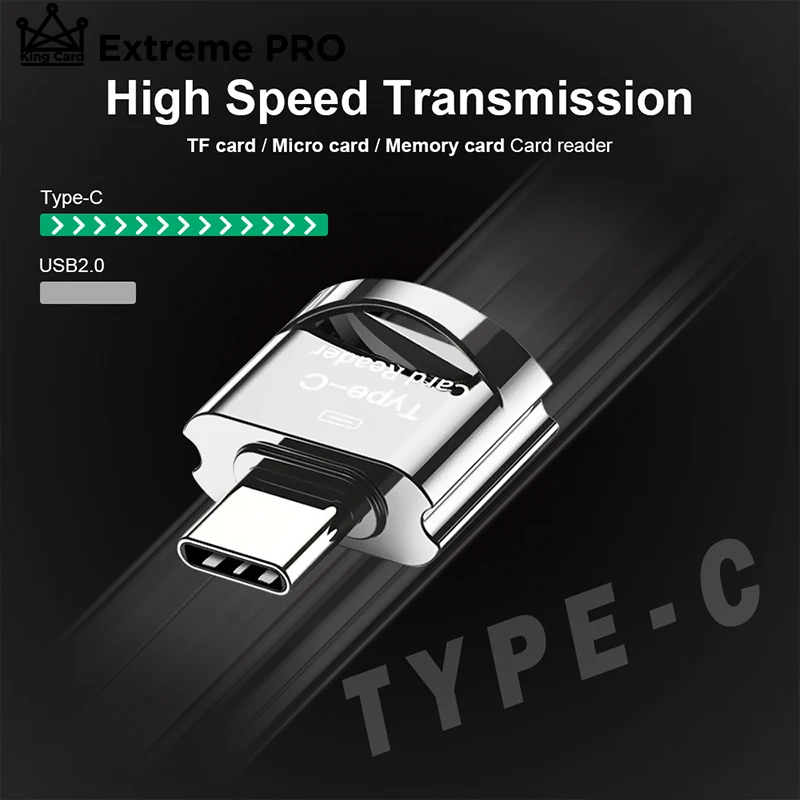 Кардридер Type-c для Micro SD-карт 64 ГБ 128 класс 10 карта памяти 8 16 32 Tarjeta Мини TF-карта