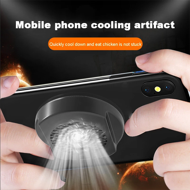 

2022 New Mini Mobile Phone Cooling Fan Radiator Flat Universal Silent Strong Heat Dissipation USB Charging Cooling Artifact