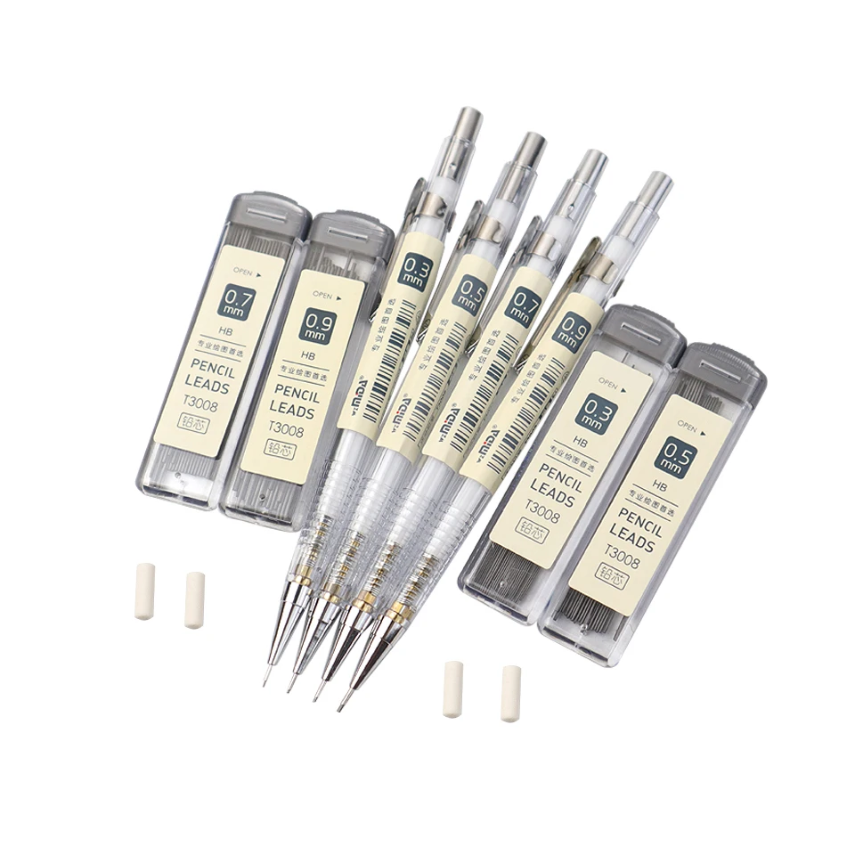 Набор механических карандашей HB 0 3/0 5/0 7/0 9 мм |