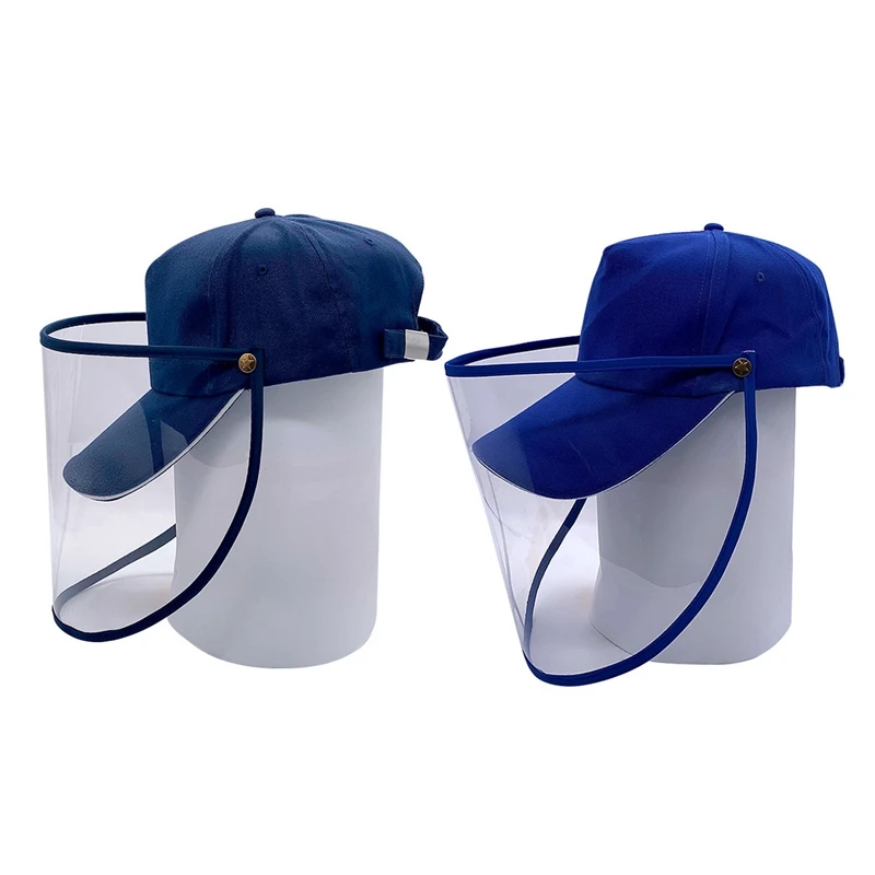 

Protective Hat with Goggles- Spit Protection Hat with Face Shield Cover - 2 In 1 Anti-Spitting Protective Hat