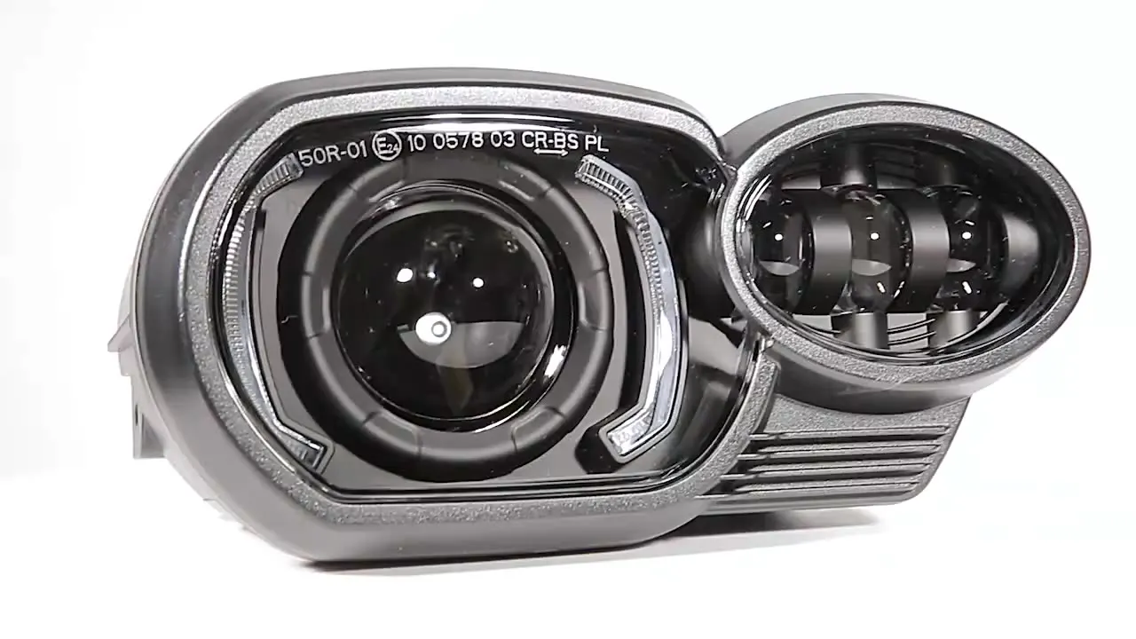

For BMW 2005-2009 K1200R / 2010-2013 K1300R LED Headlight with White DRL Hi/lo Beam Motorcycle Projector Headlamp