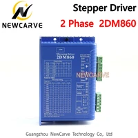 2dm860 stepper motor driver 2 phase 30 80v 2 1 8 4a for cnc router newcarve