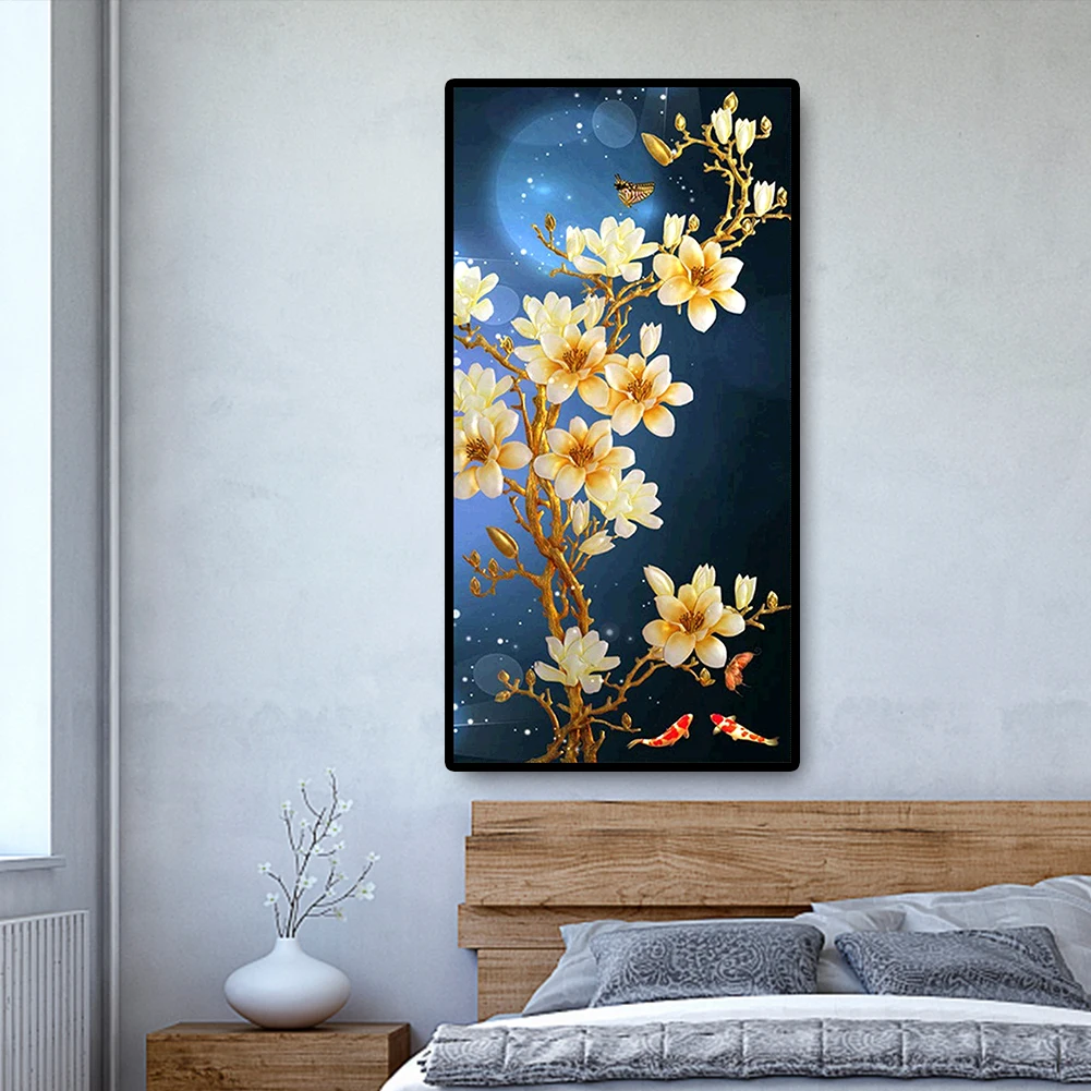 

45x85cm Plum Blossom Tree Diamond Painting Full Round Drill Cross Stitch