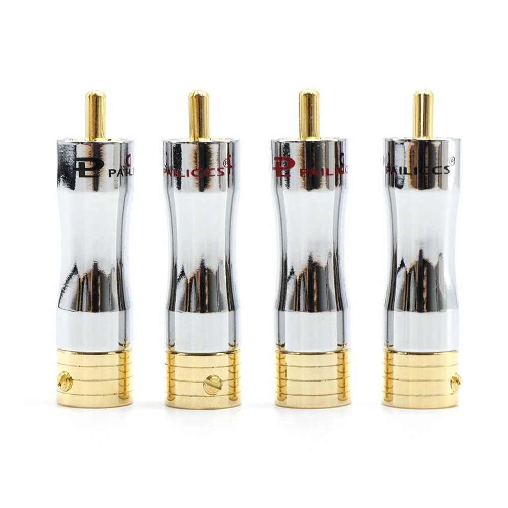 

200 шт., Разъёмы RCA, для соединения кабеля