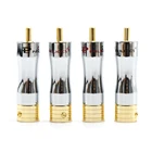 200 шт., Разъёмы RCA, для соединения кабеля