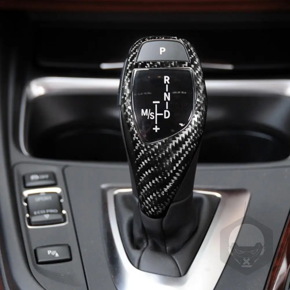 

Universal Carbon Fiber Gear ABS Shift Head Cover For M2 M3 M4 F20 F21 Car Gear Head Shift Knob Cover Modified Gear Shift Handle