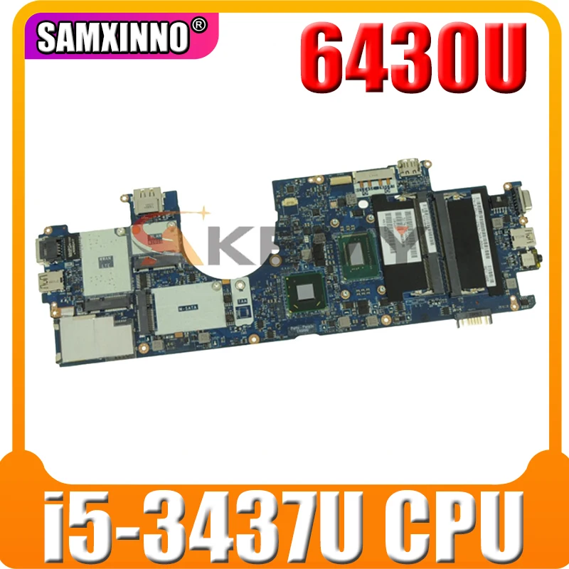 

100% рабочая для Dell Latitude 6430u материнская плата 0V80FM CN-0V80FM i5-3437U @ 1,90 ГГц QCZ00 LA-8831P испытания ОК