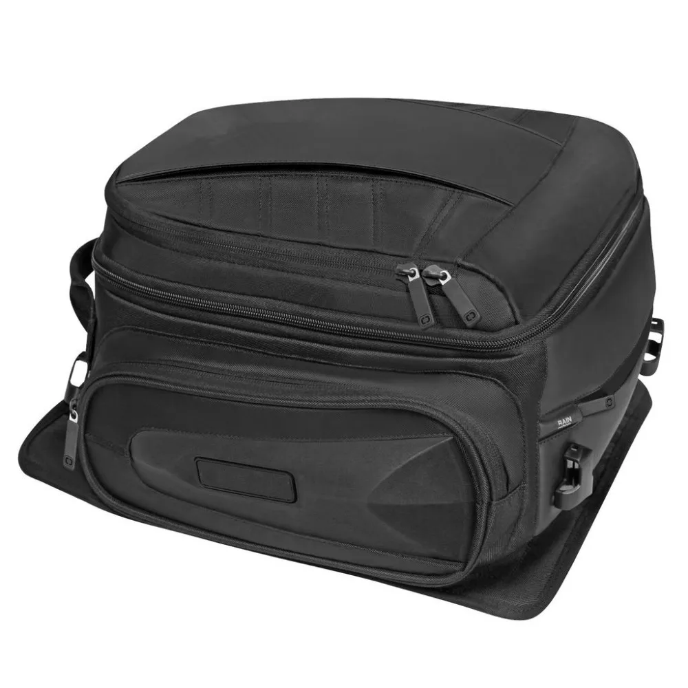 

Dain Motorcycle Tail Bag Black Motorbike Waterproof Tail Travel Rider Luggage Rear Back Seat Bag
