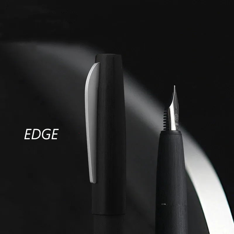 KACO EDGE черная синяя матовая металлическая авторучка с 2 конвертерами чернильная