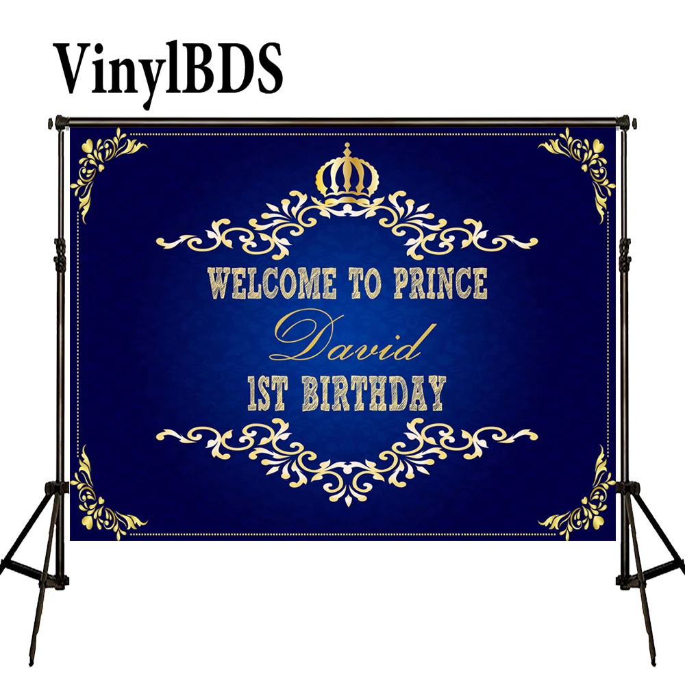 

VinylBDS фотография фон пользовательские фото фоны новорожденные первый день рождения фон синие фоны фотосессия детская Вечерние